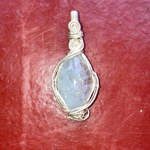 Aquamarine Crystal Pendant